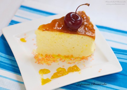 glazed it with apricot jam