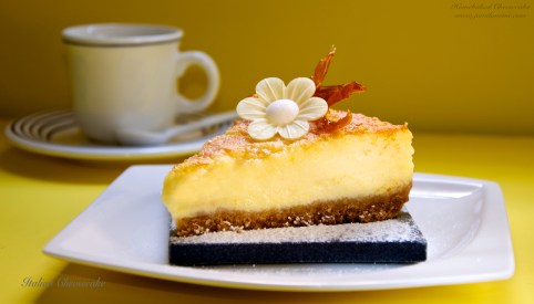 with favourite coffee on the side, what a good dessert!