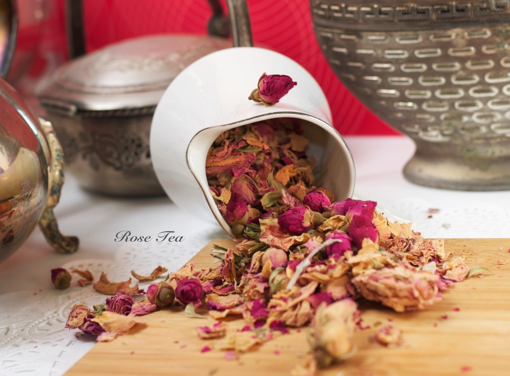 organic rose tea