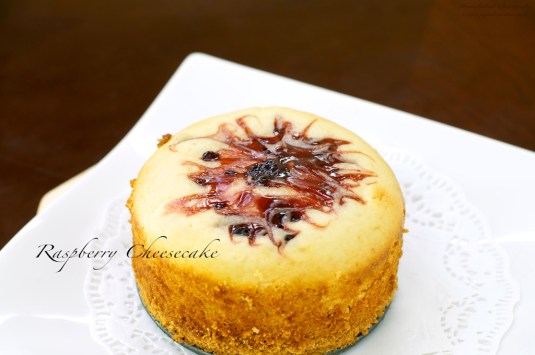 swirl raspberry on top