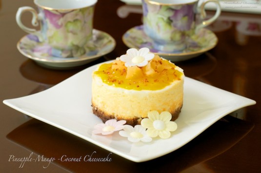 Flavour#33 Pineapple Mango Coconut Cheesecake