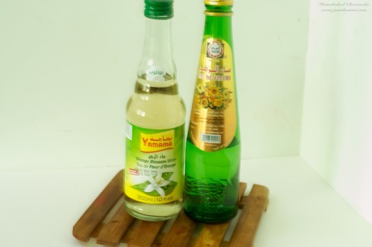 sweet orange blossom and flower water