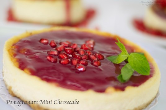 Flavour # 35 Pomegranate Mini Cheesecake