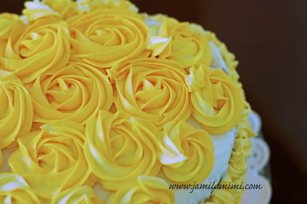 a beautiful start cheese and butter cream frosting