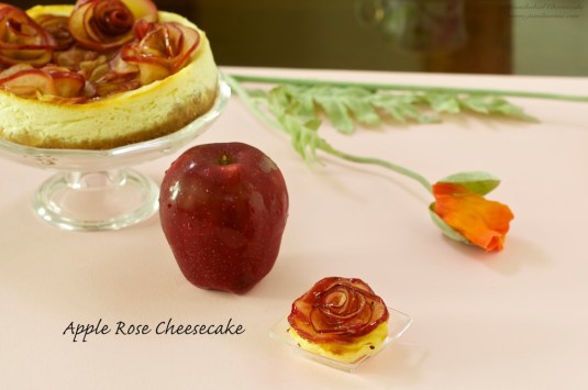 Flavour no. 45 Apple Rose Cheesecake