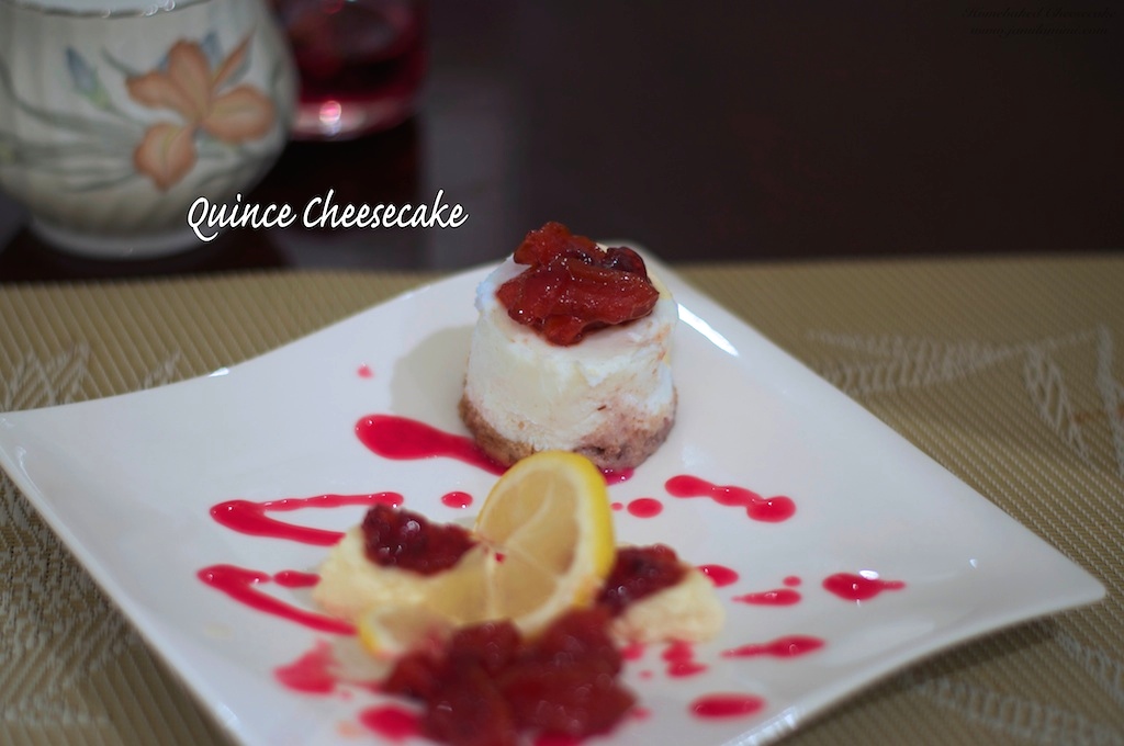 Flavour no. 43 Quince Cheesecake