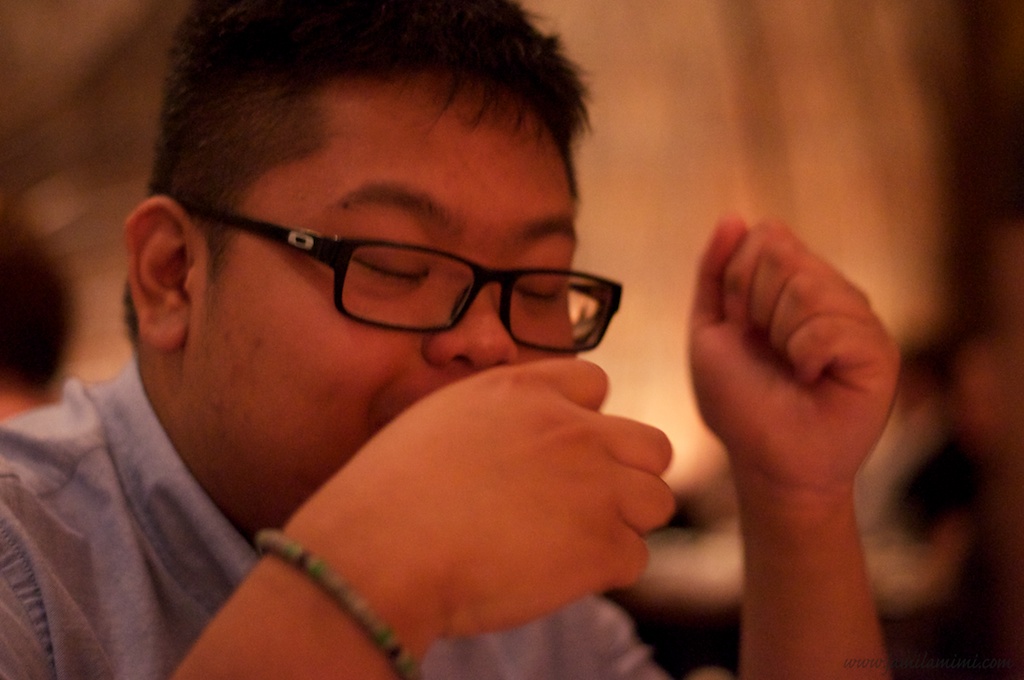 enjoying his night ;-)