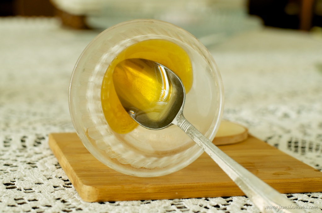 it hardened but still  I can see the clarity